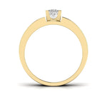 Fancy Princess Cut Diamond Men's Ring