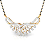 Fancy & Round Diamond Butterfly Pendant