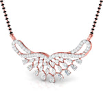 Fancy & Round Diamond Butterfly Pendant