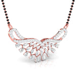 Fancy & Round Diamond Butterfly Pendant