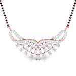 Fancy & Round Diamond Butterfly Pendant