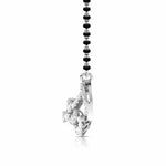 Fancy & Round Diamond Crescent Moon Mangalsutra