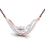 Fancy & Round Diamonds Wave Pendant