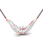 Fancy & Round Diamonds Wave Pendant