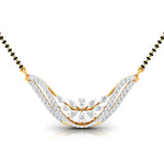 Fancy & Round Diamonds Wave Pendant