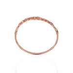 Luxe Leaf Gold Diamond Bangle