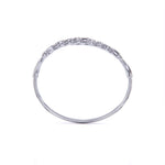 Luxe Leaf Gold Diamond Bangle