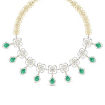 Fancy & Round Shape Diamonds Necklace