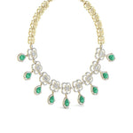 Fancy & Round Shape Diamonds Necklace
