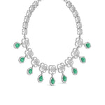 Fancy & Round Shape Diamonds Necklace