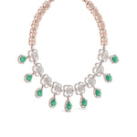 Fancy & Round Shape Diamonds Necklace