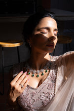 Fancy & Round Shape Diamonds Necklace