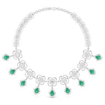 Fancy & Round Shape Diamonds Necklace