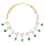 Fancy & Round Shape Diamonds Necklace
