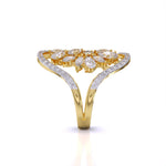 Feminine Cocktail Diamond Ring