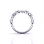 Feminine Cocktail Diamond Ring