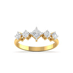 Floral Coronet Diamond Ring