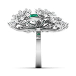 Twistleaf Cocktail Diamond Ring