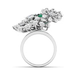 Twistleaf Cocktail Diamond Ring