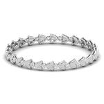 Floral Motif Diamond Bangle