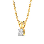 Elegant Diamond Solitaire Pendant