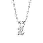 Elegant Diamond Solitaire Pendant