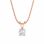 Elegant Diamond Solitaire Pendant