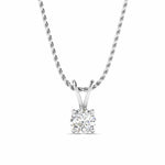 Elegant Diamond Solitaire Pendant