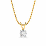Elegant Diamond Solitaire Pendant
