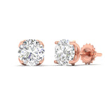 2.1 Carat Each Diamond Earring