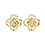 Four-Stone Clover Diamond Earrings