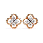 Four-Stone Clover Diamond Earrings