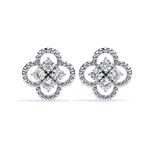 Four-Stone Clover Diamond Earrings