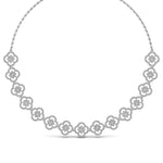 Garden Of Flowers Diamond Necklace