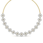 Garden Of Flowers Diamond Necklace