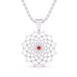 Geometric Bloom Pendant