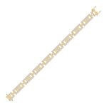 Geometric Diamond Bracelet for Men