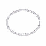 Geometric Diamond Tennis Bracelet