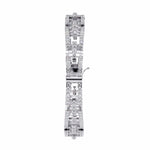 Geometric Diamond Tennis Bracelet