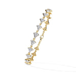 Glimmering Kite Diamond Bracelet