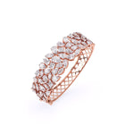 Glorious Floral Diamond Bangle