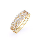 Glorious Floral Diamond Bangle