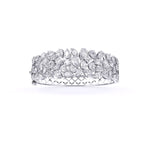 Glorious Floral Diamond Bangle