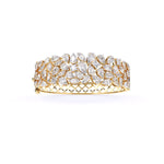 Glorious Floral Diamond Bangle
