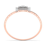 Gold Minimalist Diamond Bangle