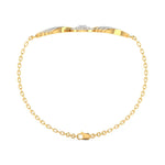 Gold Diamond Circle Band