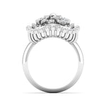 Gold Diamond Cluster Ring