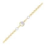 Contemporary Diamond Circle Bracelet