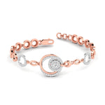 Contemporary Diamond Circle Bracelet