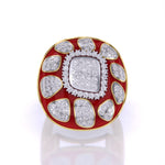 Gold & Diamond Traditional Cocktail Ring